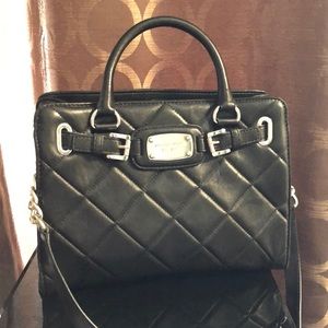 Michael Kors Hamilton quilted tote